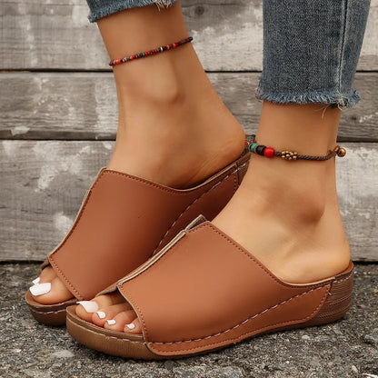 Open Toe Wedge Sandals
