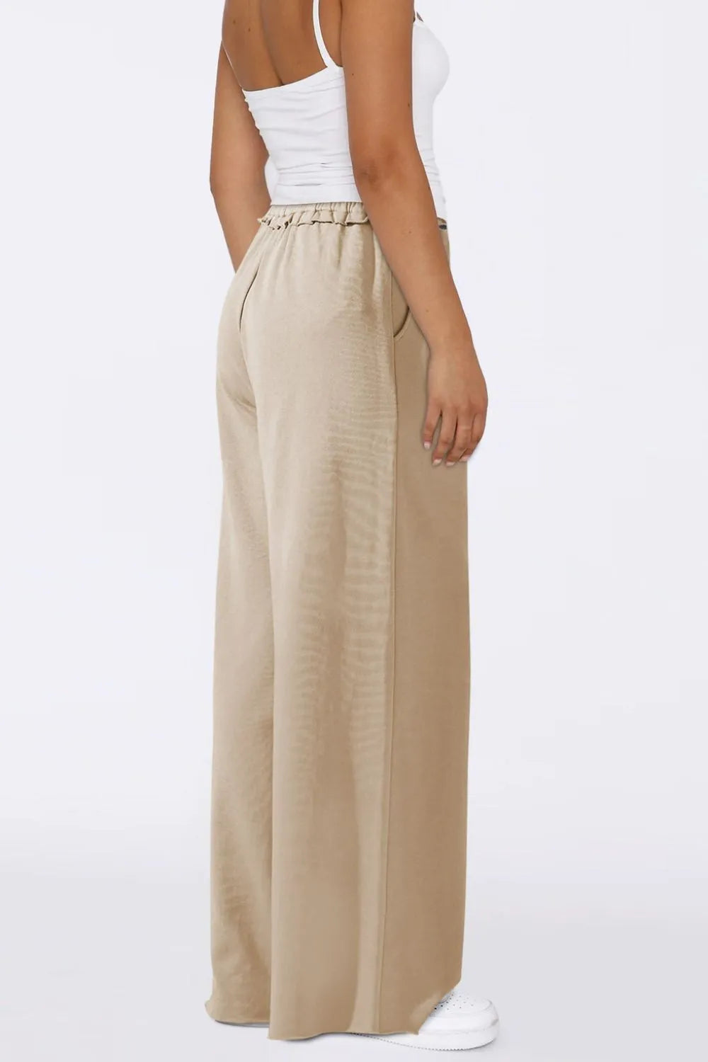 High Waist Wide Leg Pants