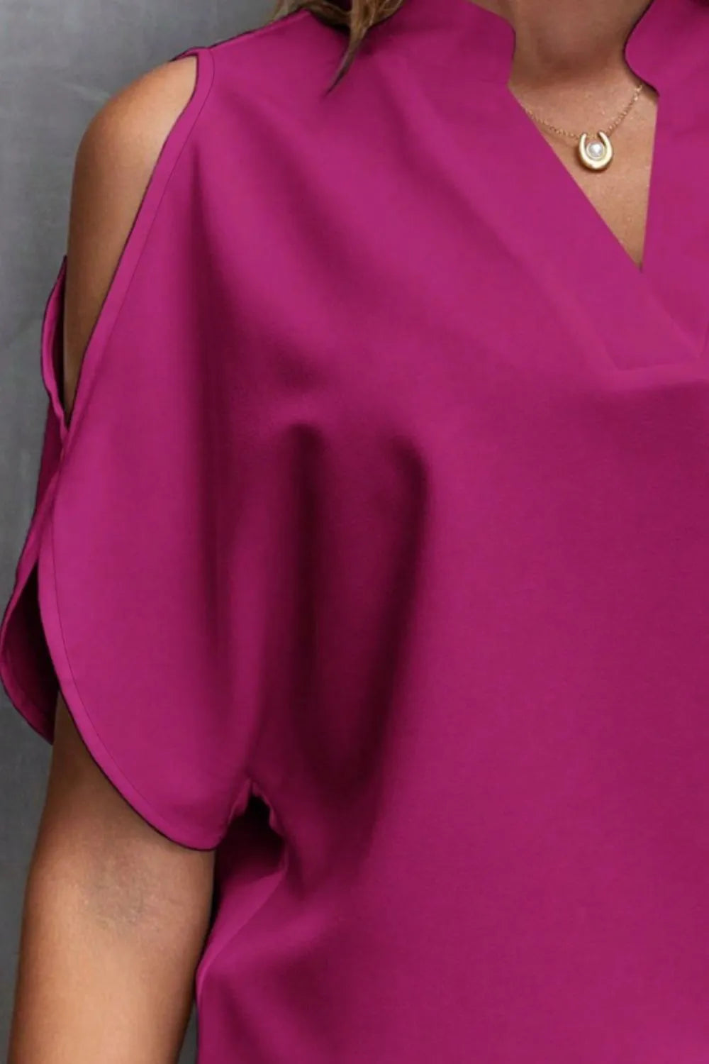 Summer New V-neck Stylish Off Shoulder Sleeve Women's Top