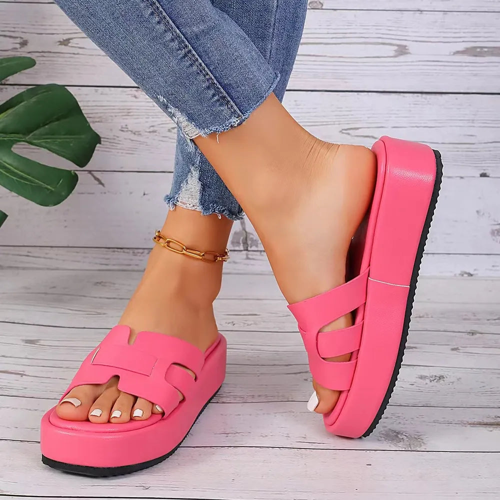 Open Toe Platform Sandals