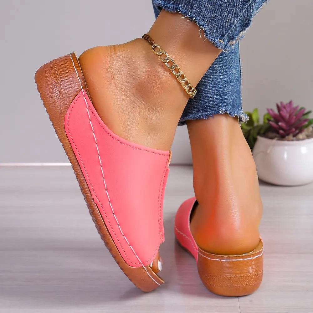 Open Toe Wedge Sandals